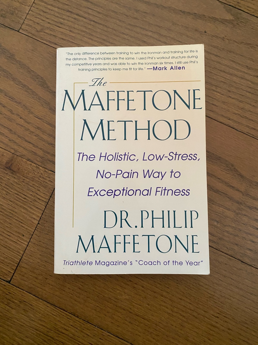 The Maffetone Method Wall Art Print in Teal and Purple - Unbranded